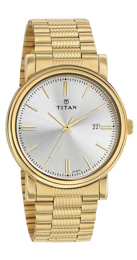 Titan Silver Dial Analog Watch for Men
