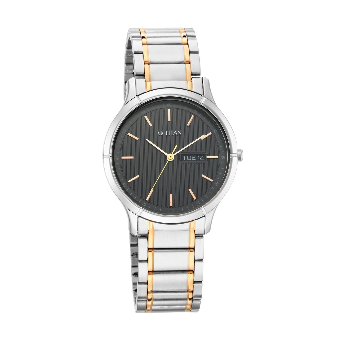 Lagan - Black Dial Metal Strap