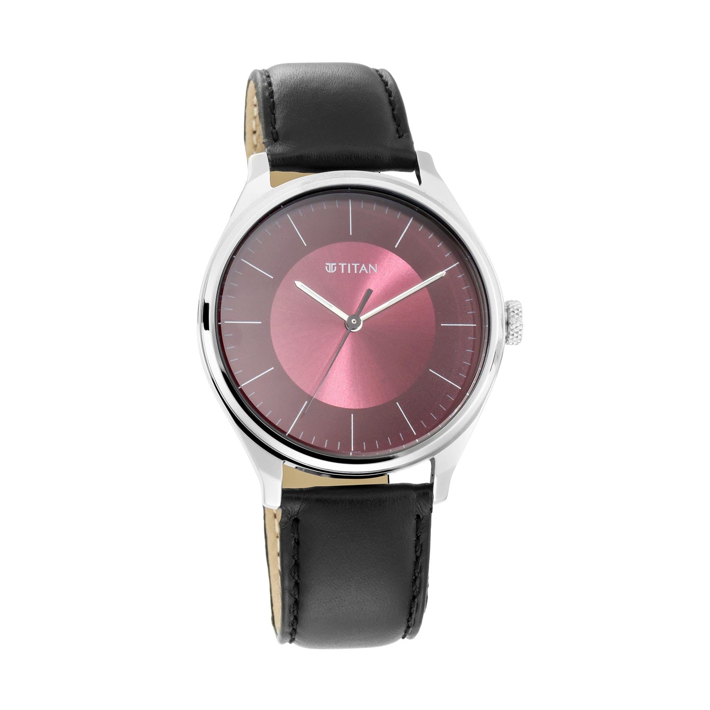 Workwear Watch with Green Dial & Leather Strap