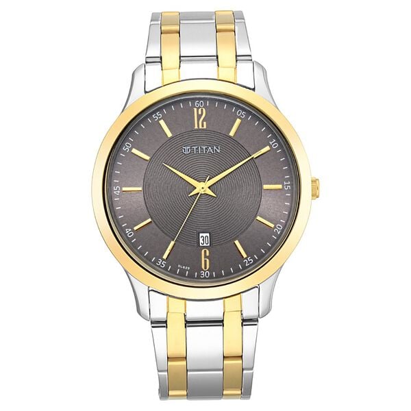 Titan White Dial Analog Watch for Men