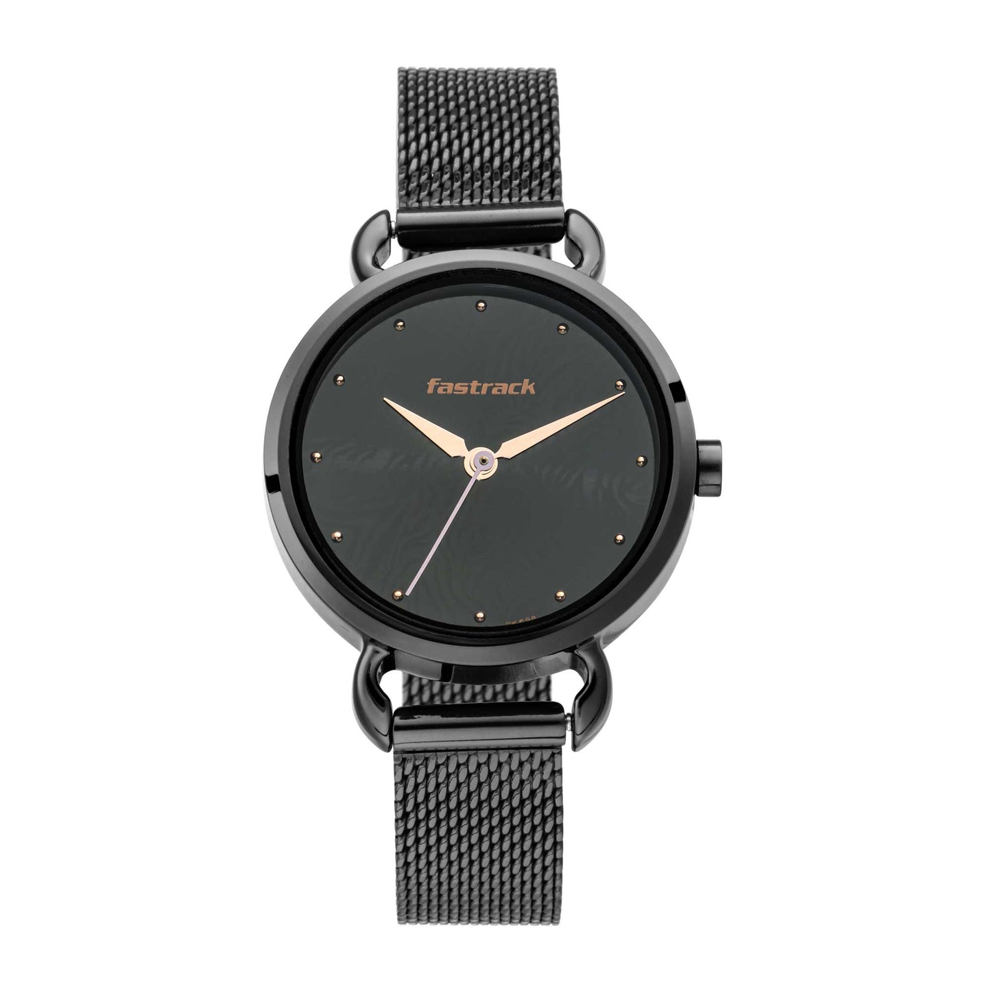 Fastrack Animal Print Watch with Black Dial