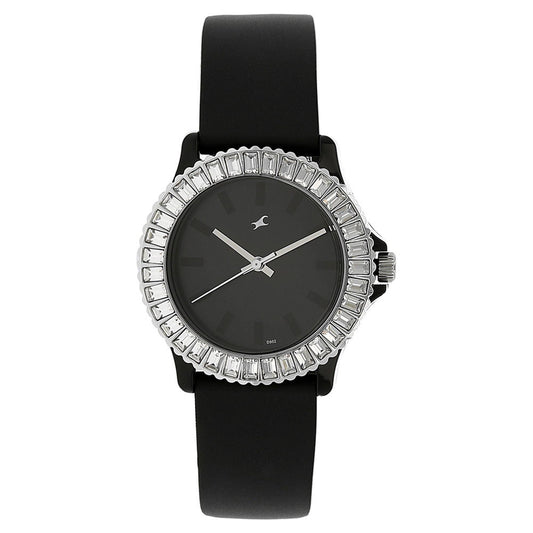 Fastrack Black Dial Analog Watch for Women