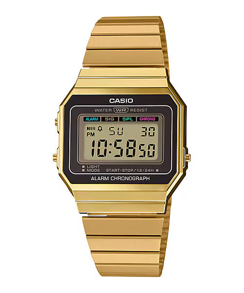 Casio Vintage Digital Unisex Mesh Watch-Casio-Albatel