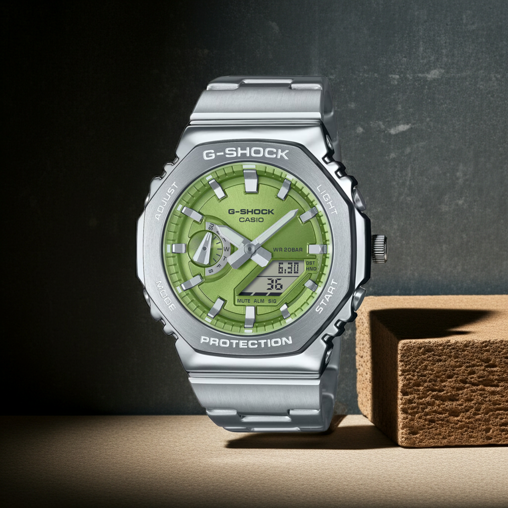 ساعة G-Shock التناظرية والرقمية