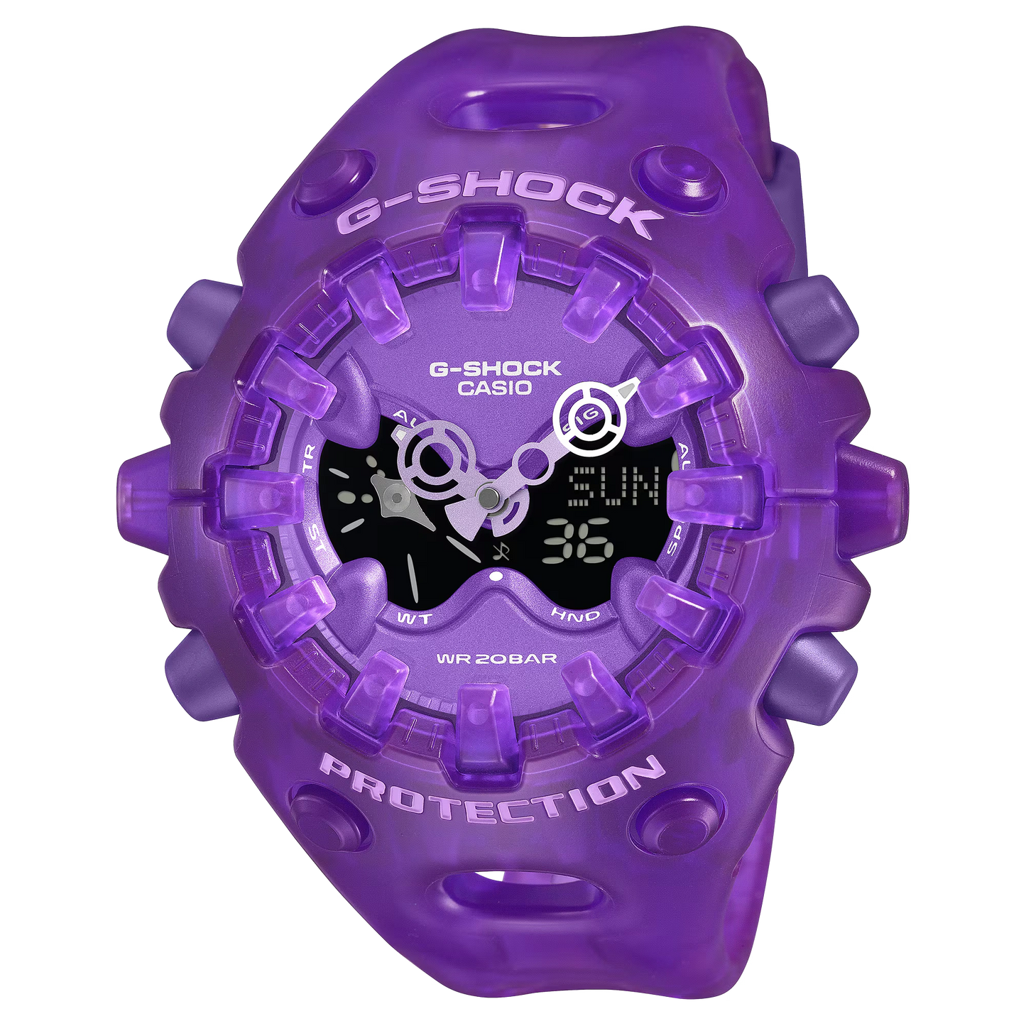 G-Shock GA-V01 Purple Skeleton