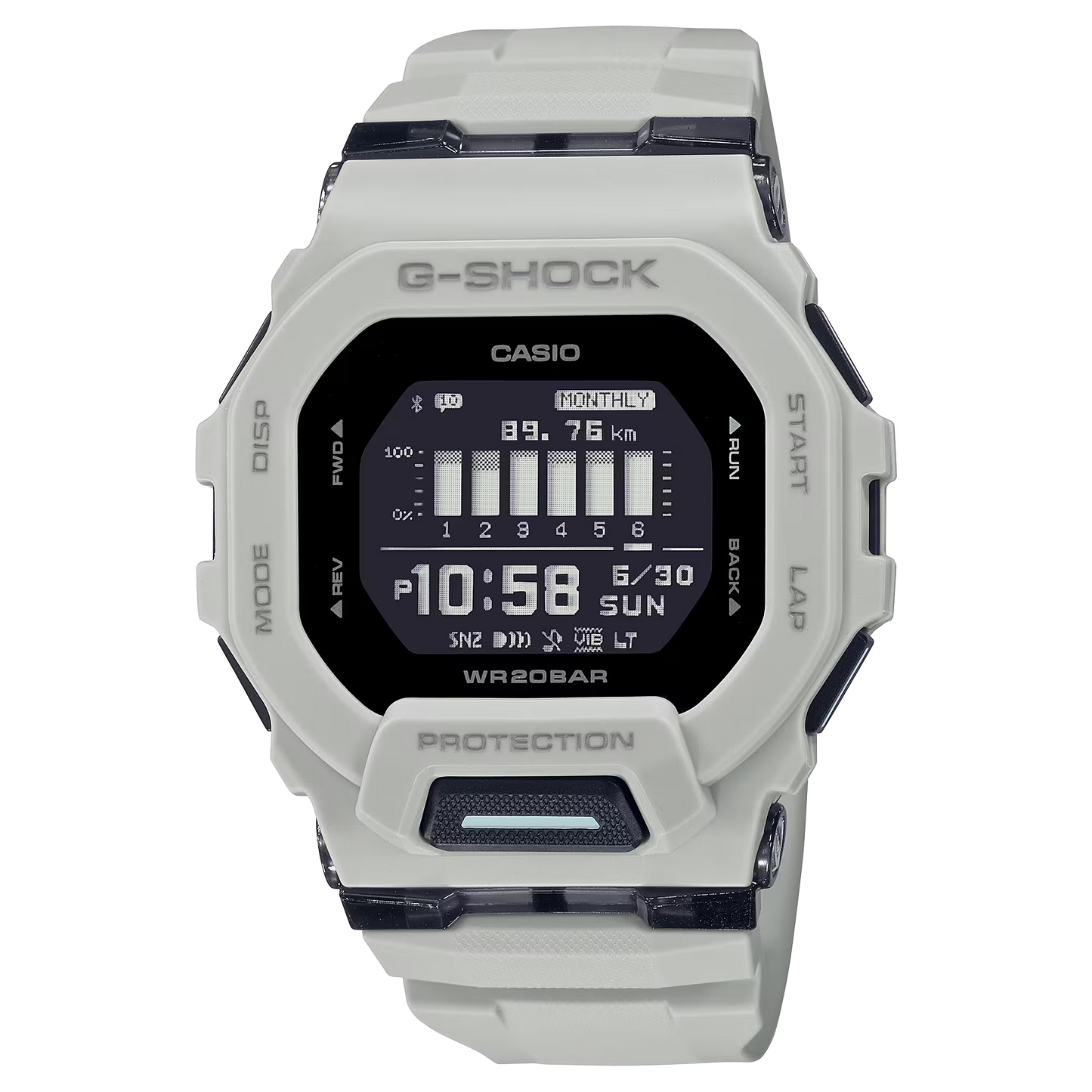 G-Shock Green Resin Strap Digital Watch for Men