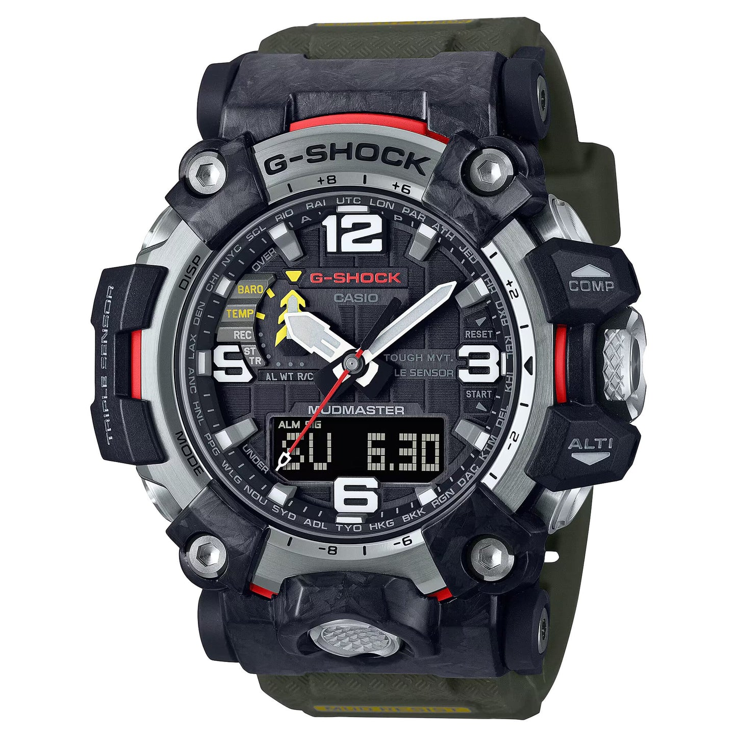 Casio-G-SHOCKBlack Resin Strap Men's Watch-G-Shock-Albatel