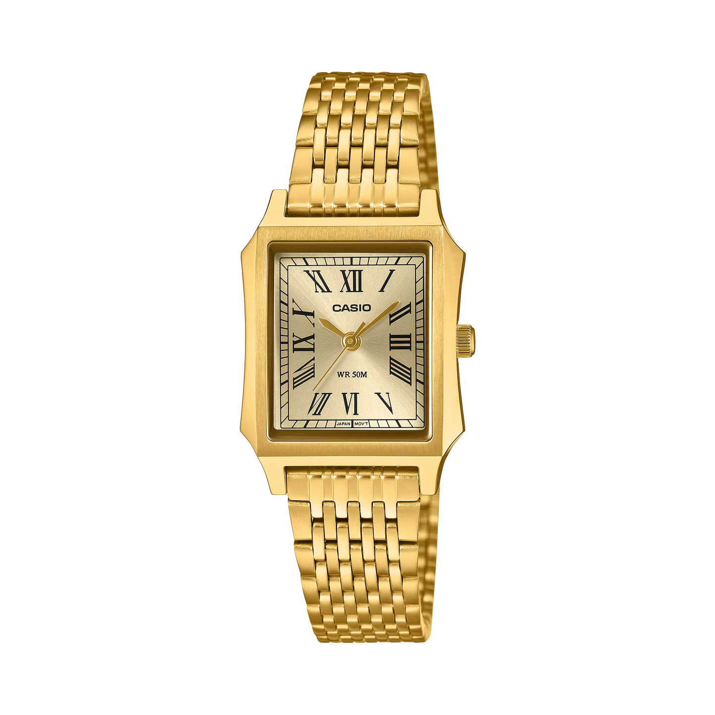 Casio Square Analog Gold-Tone