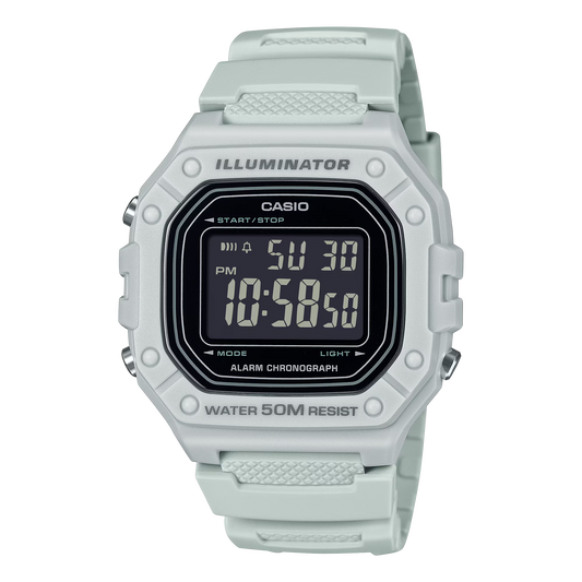 Casio W-218 Series Standard Digital Watch for Unisex