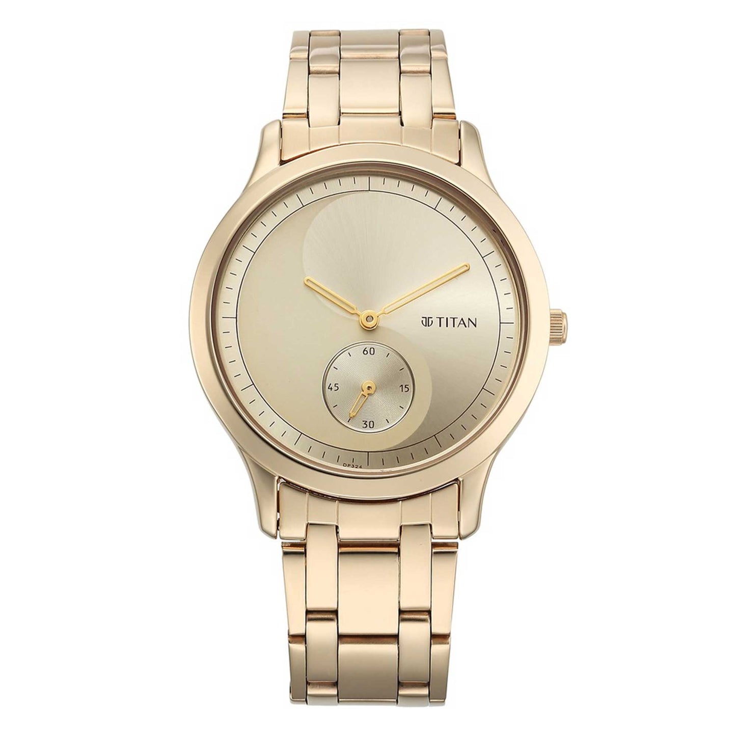 Titan Yin & Yang Light Champange Dial Analog Stainless steel Strap Watch for Men-TITAN-Albatel