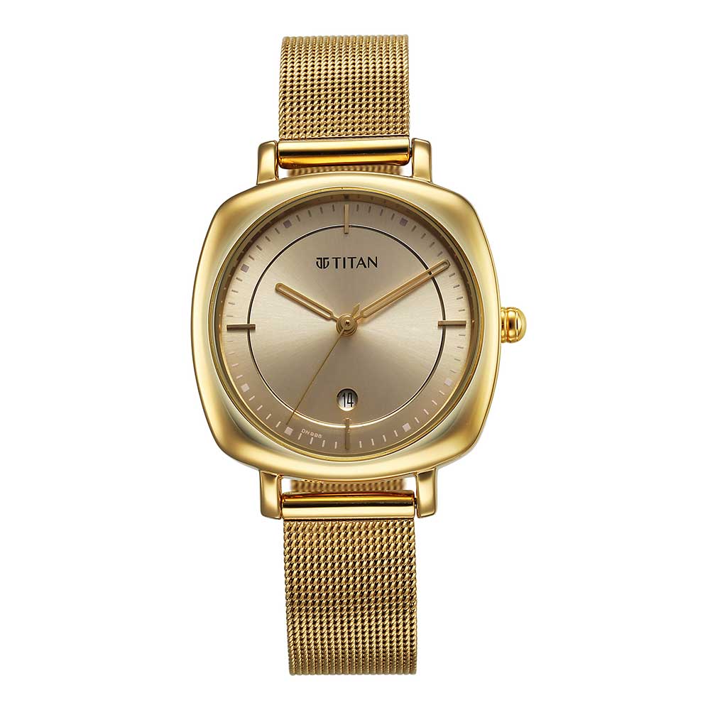 Titan Analog Gold Dial Men's Casual Watch-TITAN-Albatel