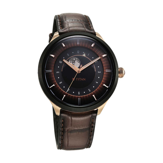 Titan Luna Sun Moon Phase in Seinna Brown