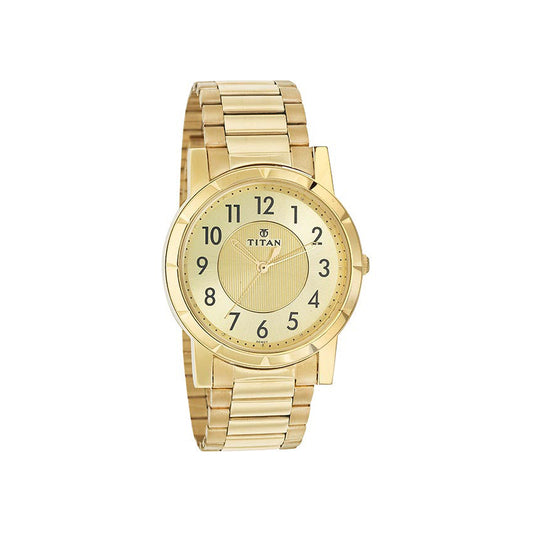 Champagne Dial Stainless Steel Strap Watch