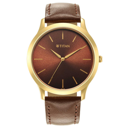 Karishma Radiance Brown Dial Analog Watch for Men