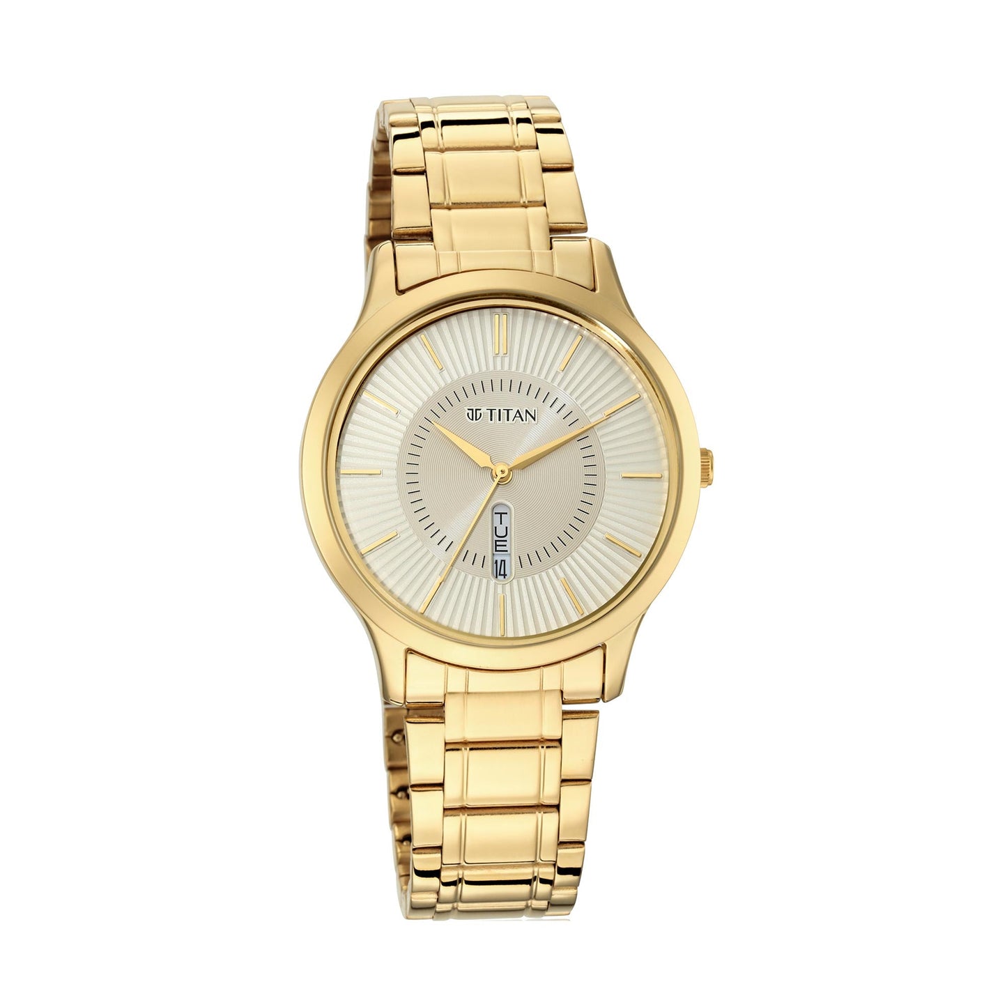 Lagan - Yellow Dial Metal Strap