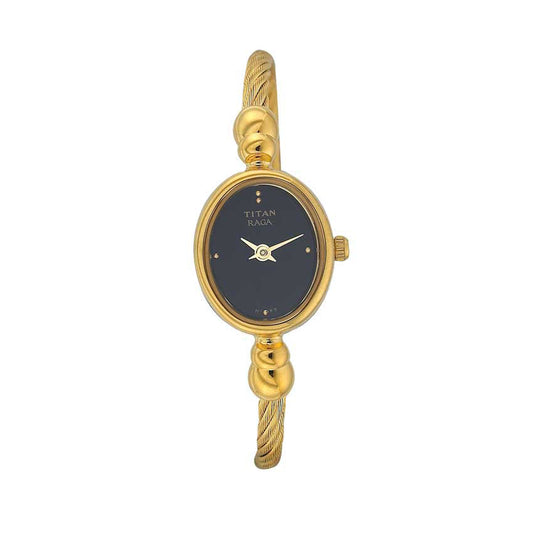 Titan Raga Analog Black Dial Women's Watch