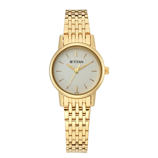 White Dial Analog Watch-Titan-Albatel