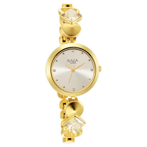 Love All Watch with Champagne Dial & Brass Strap