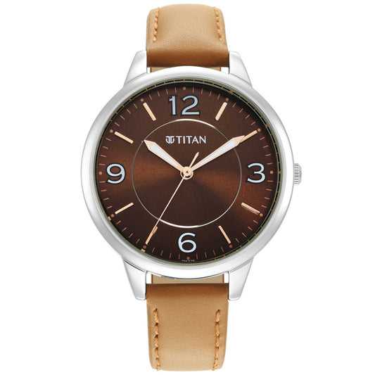 Titan Trendsetters With Brown Dial
