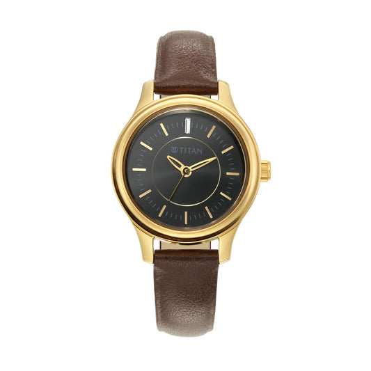 Black Dial Analog Watch-Titan-Albatel