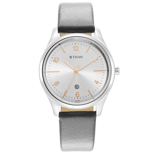 Titan Trendsetters Silver White Dial