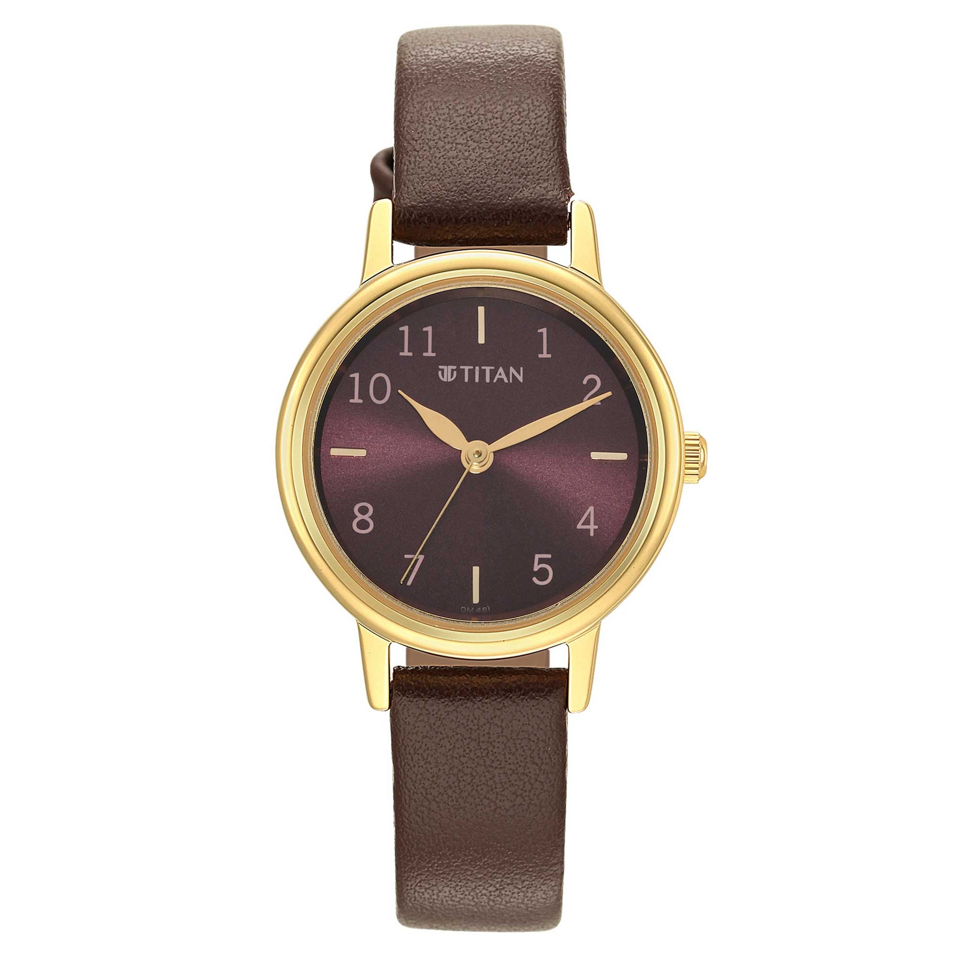 Ladies Karishma Brown Dial Metal Strap Watch