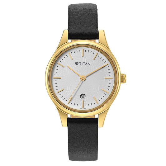Ladies Karishma White Dial Metal Strap Watch