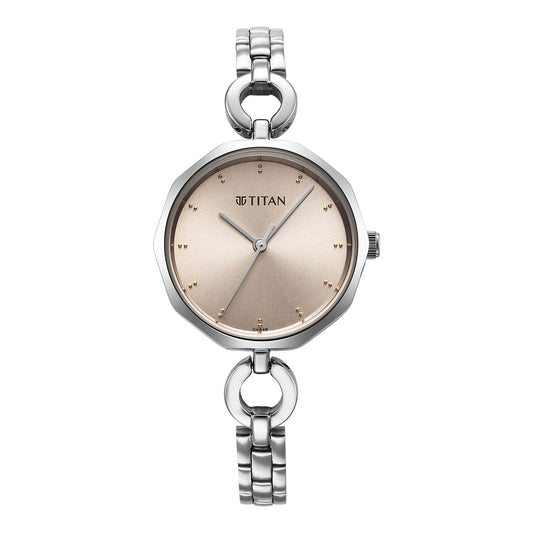 Titan Karishma Silver Dial Watch for Women-Titan-Albatel