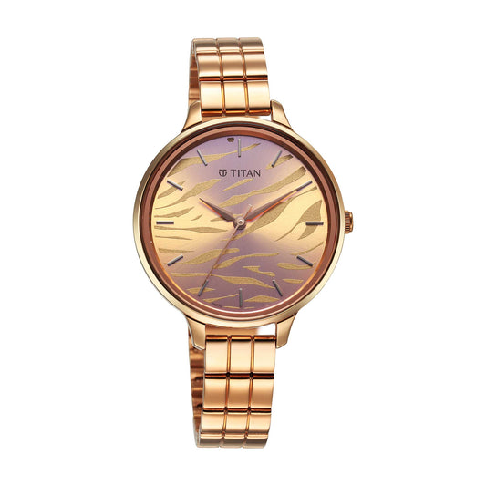 Titan Purple Secluded Analog Watch For Women
