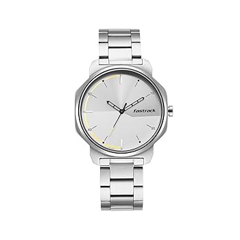Stunner in Silver Dial & Metal Strap