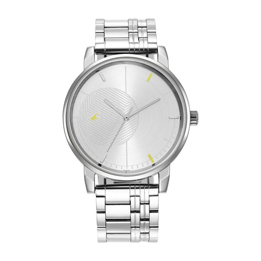 Stunners 3.0 Silver Dial Metal Strap Watch