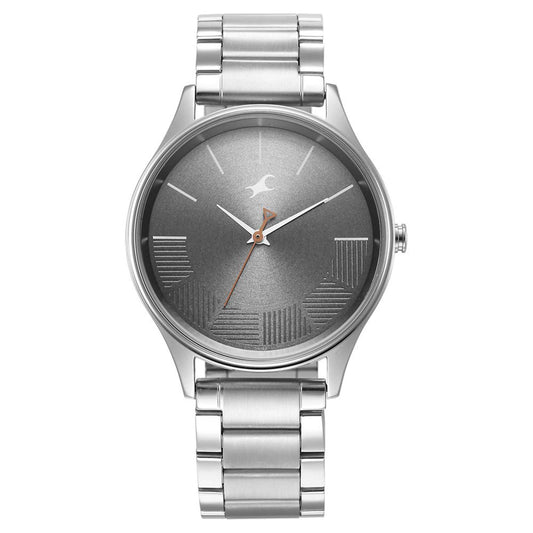 Stunners in Grey Dial & Metal Strap