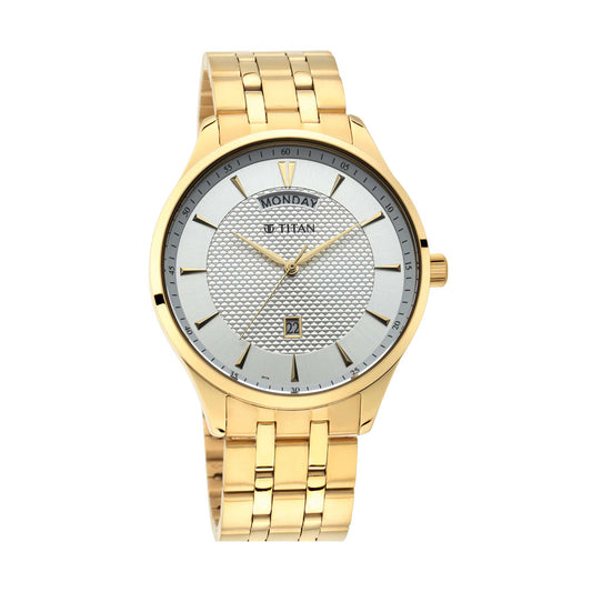 Regalia Opulent Stainless Steel Watch-Titan-Albatel