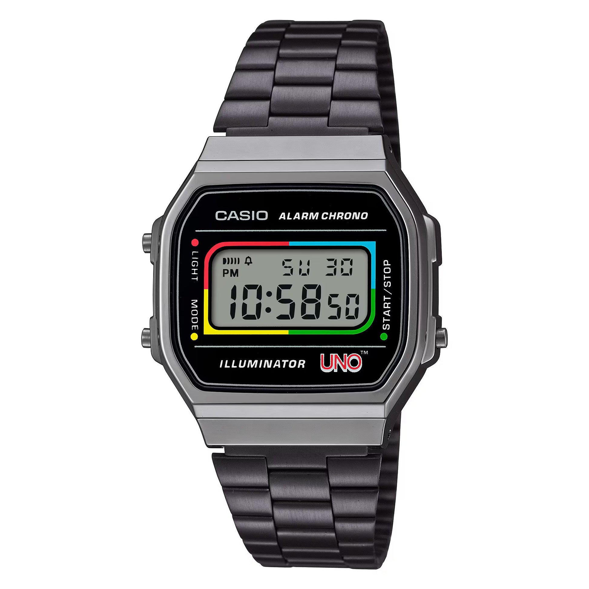 Casio UNO A168WEUC-1A Stainless Steel UNISEX-Casio-Albatel