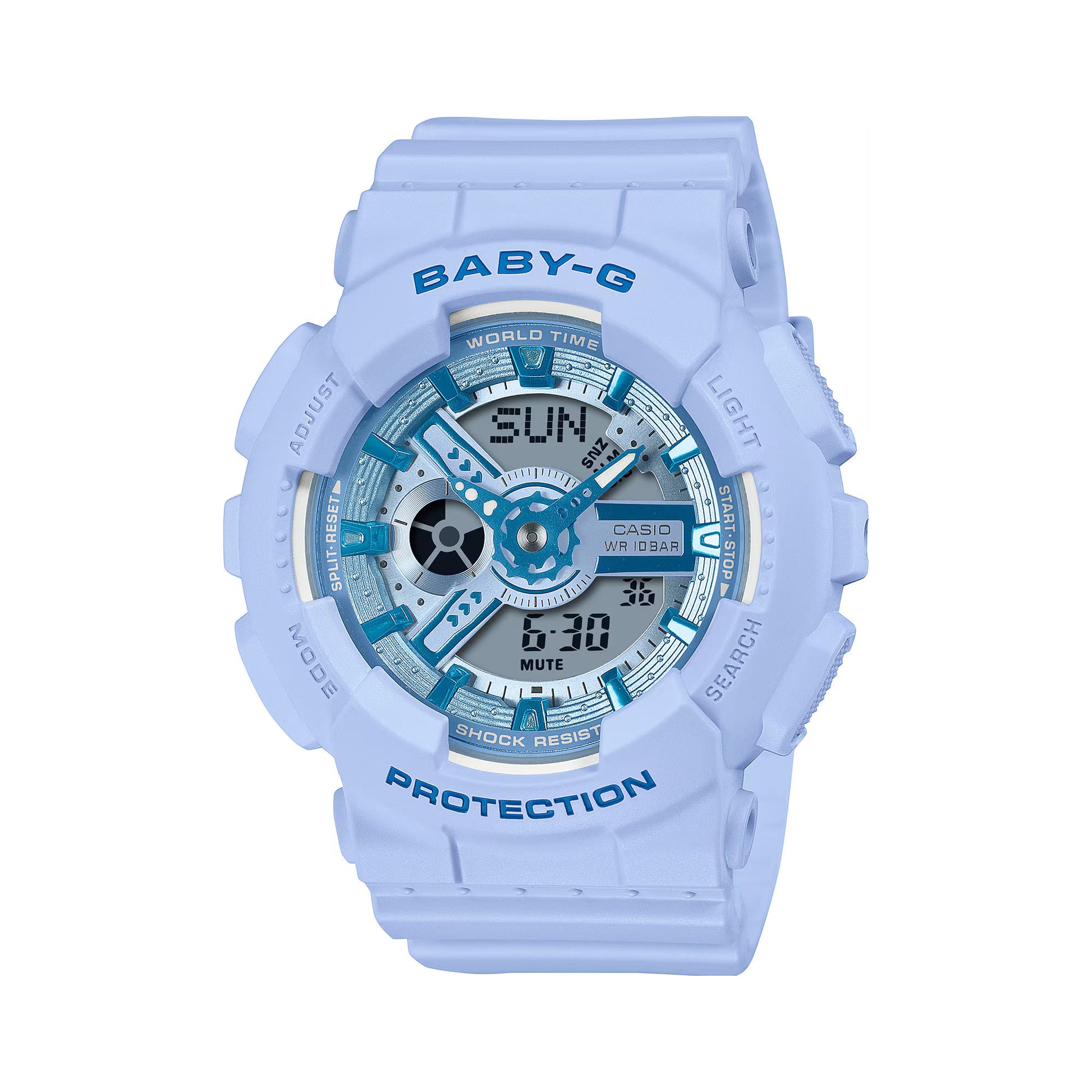 Baby-G BA-110YK-2A Blue Resin Band Women-BABY-G-Albatel