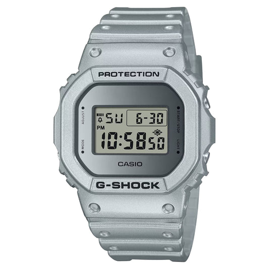 G-Shock Men's Silver Digital Silicone Strap Watch-G-Shock-Albatel