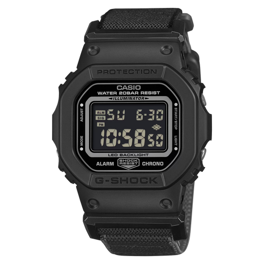 G-SHOCK Classic Square All Black Accent