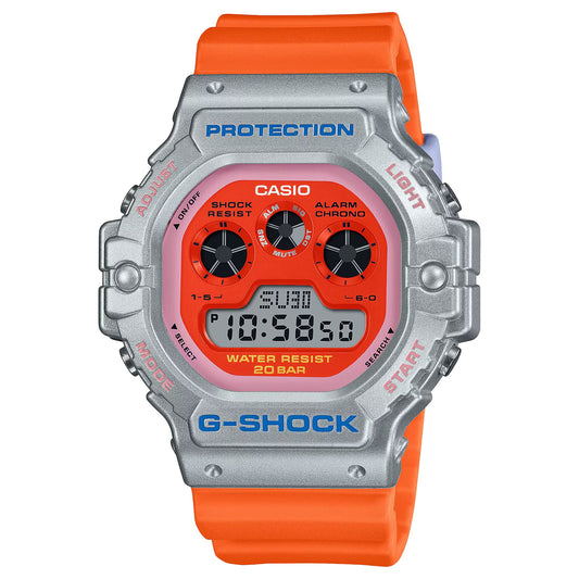 G-Shock Digital Orange Resin Strap Unisex Watch-G-Shock-Albatel