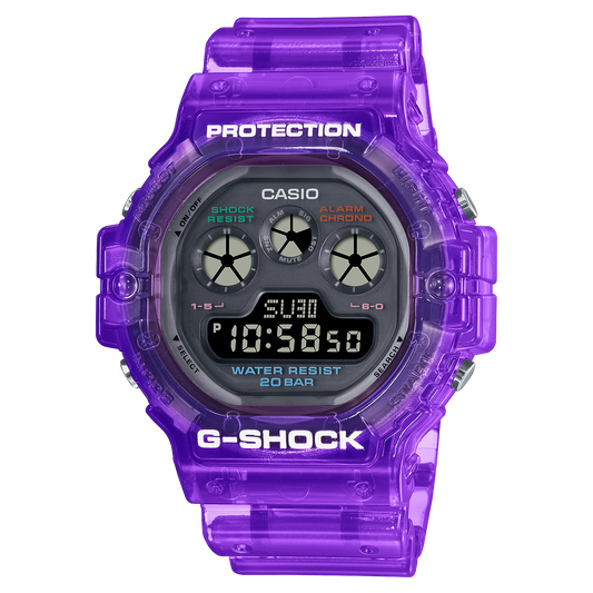 G-Shock DW-5900JT-6D Retrofuture Vibrant Purple Translucent Digital Watch-G-Shock-Albatel