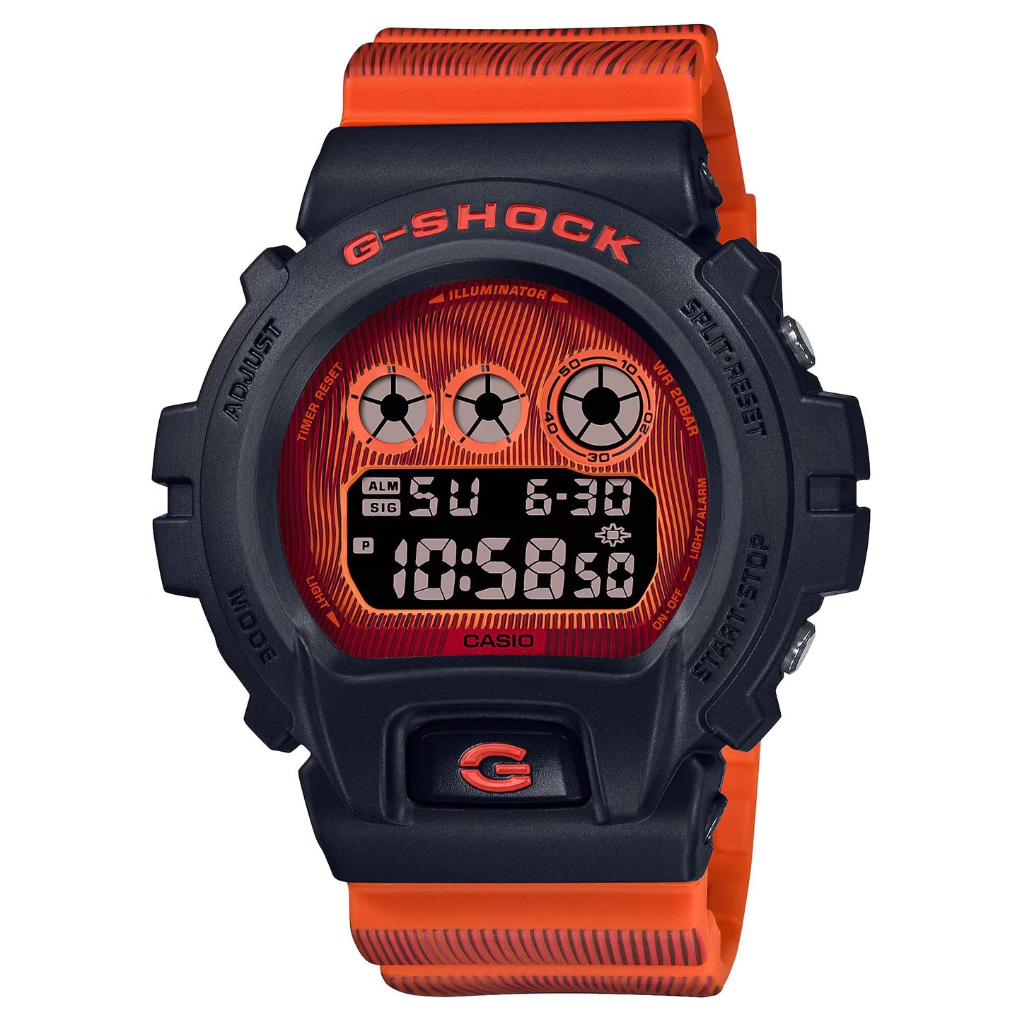 G-Shock Digital Watch - For Men G1326 - DW-6900TD-4DR-G-Shock-Albatel