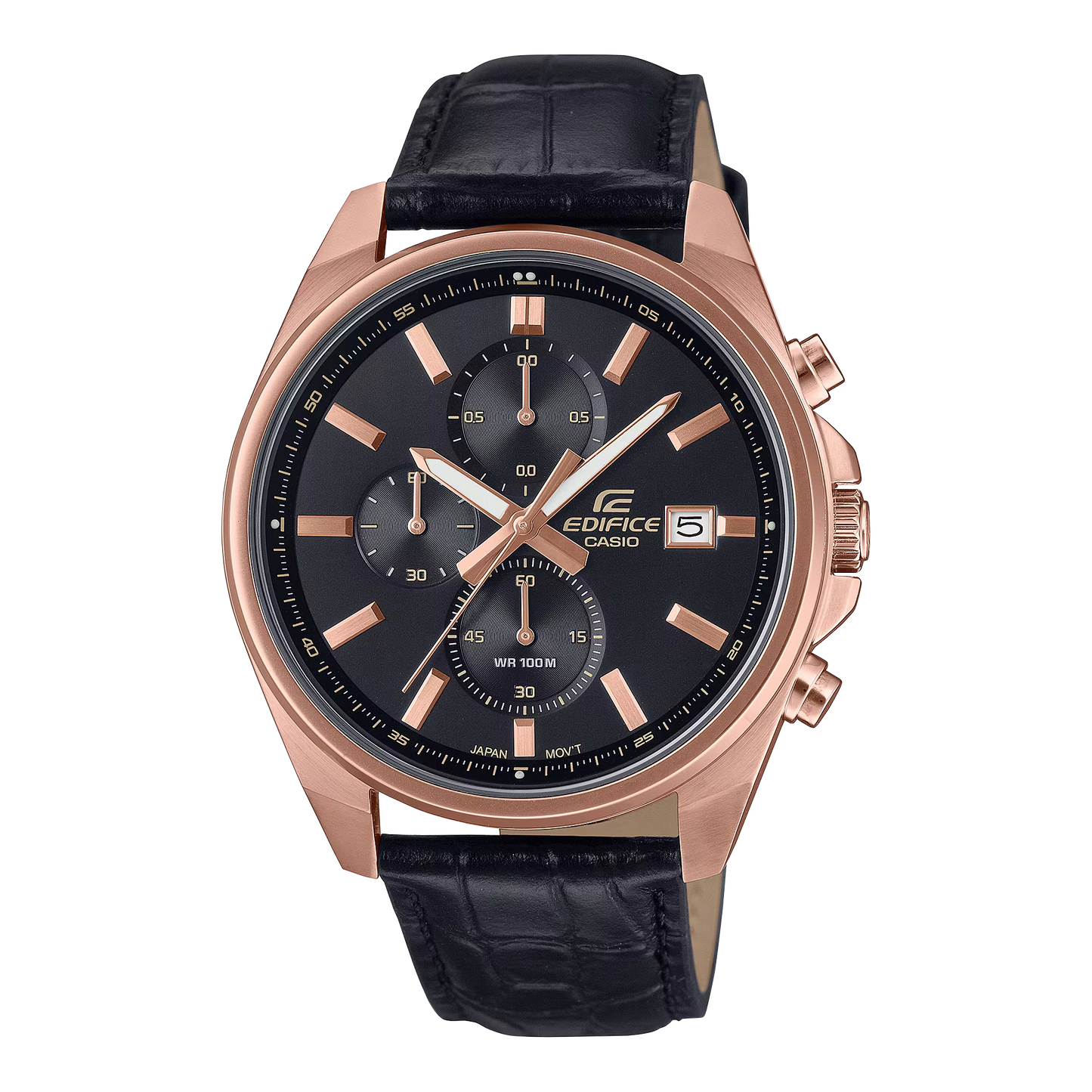 Casio Edifice Classic Leather Chronograph