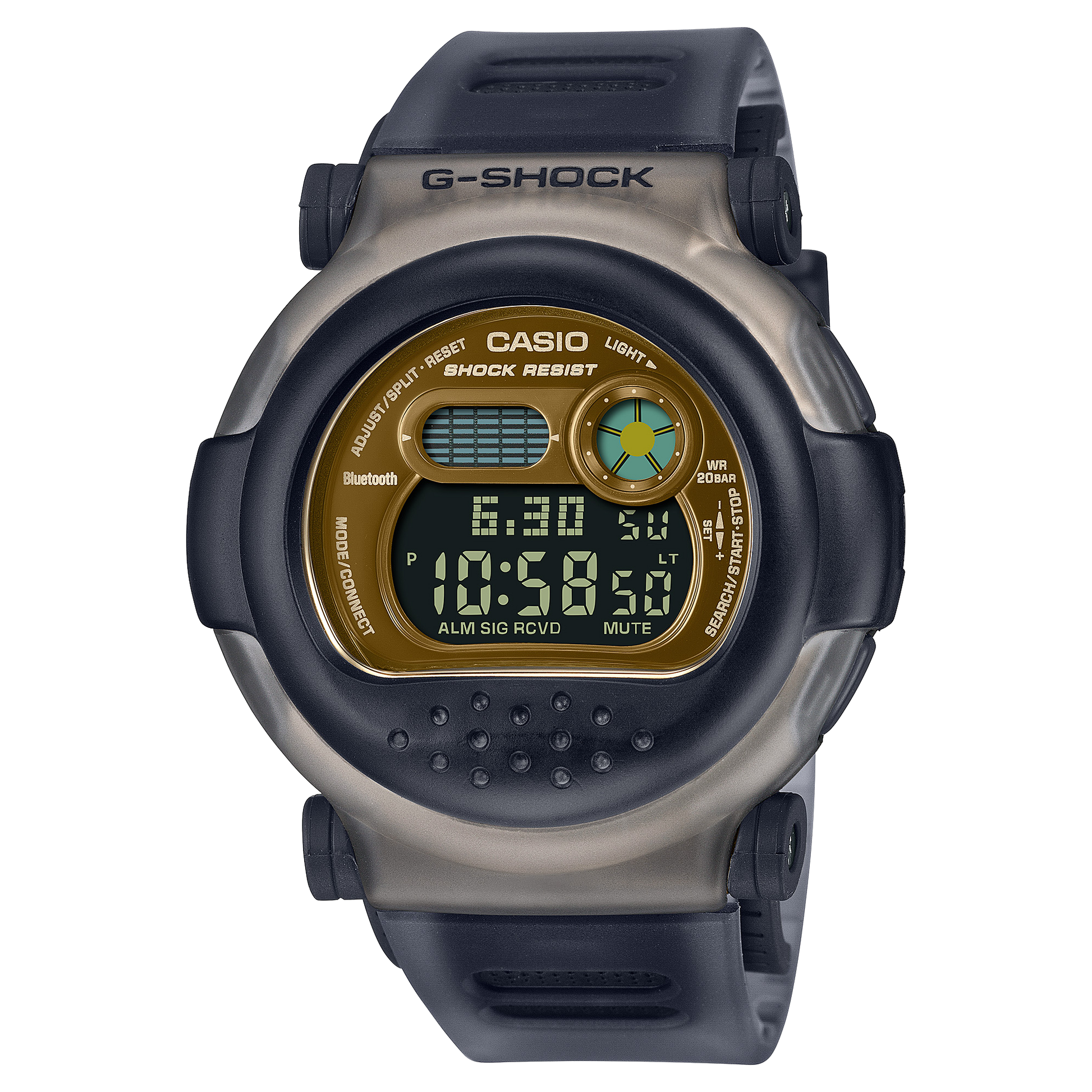 G-Shock Digital Gray Dial Men G-B001MVB-8DR-G-Shock-Albatel