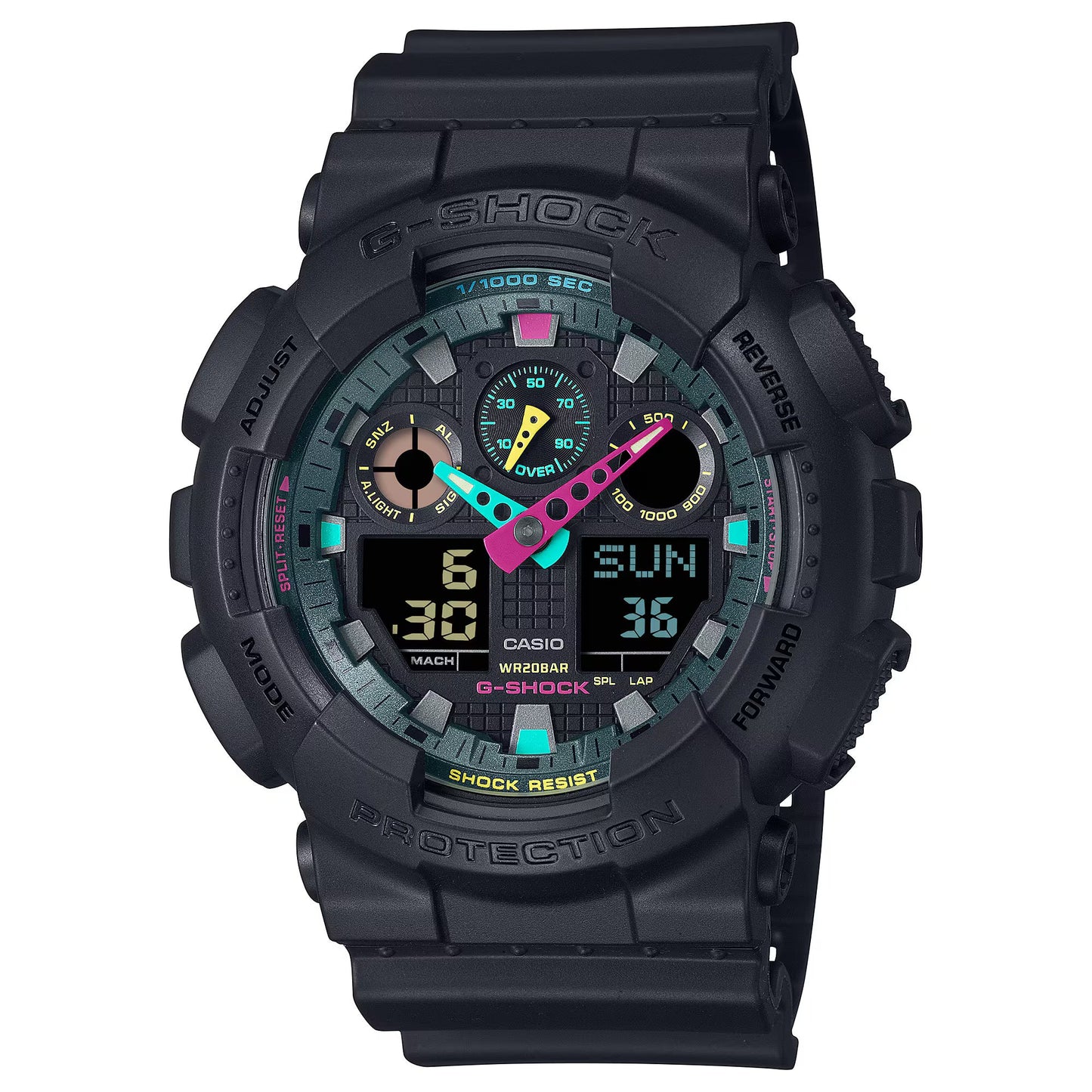 G-Shock GA-100MF-1A Black Analog Watch-G-Shock-Albatel