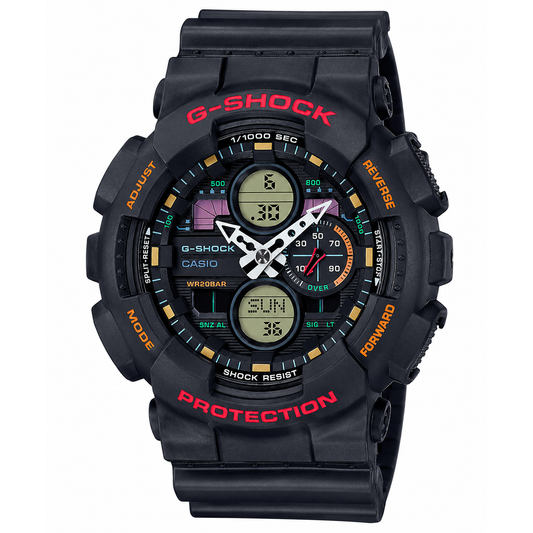 G-SHOCK Anadigi Black/Red Accents