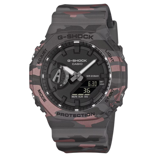 G-Shock Beige Camouflage Band, Analog-Digital Watch