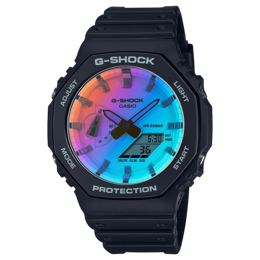 G-SHOCK Octagon Rainbow Vapor Black