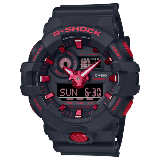 G-Shock Analog-Digital Watch - For Men G1308 - GA-700BNR-1ADR-G-Shock-Albatel