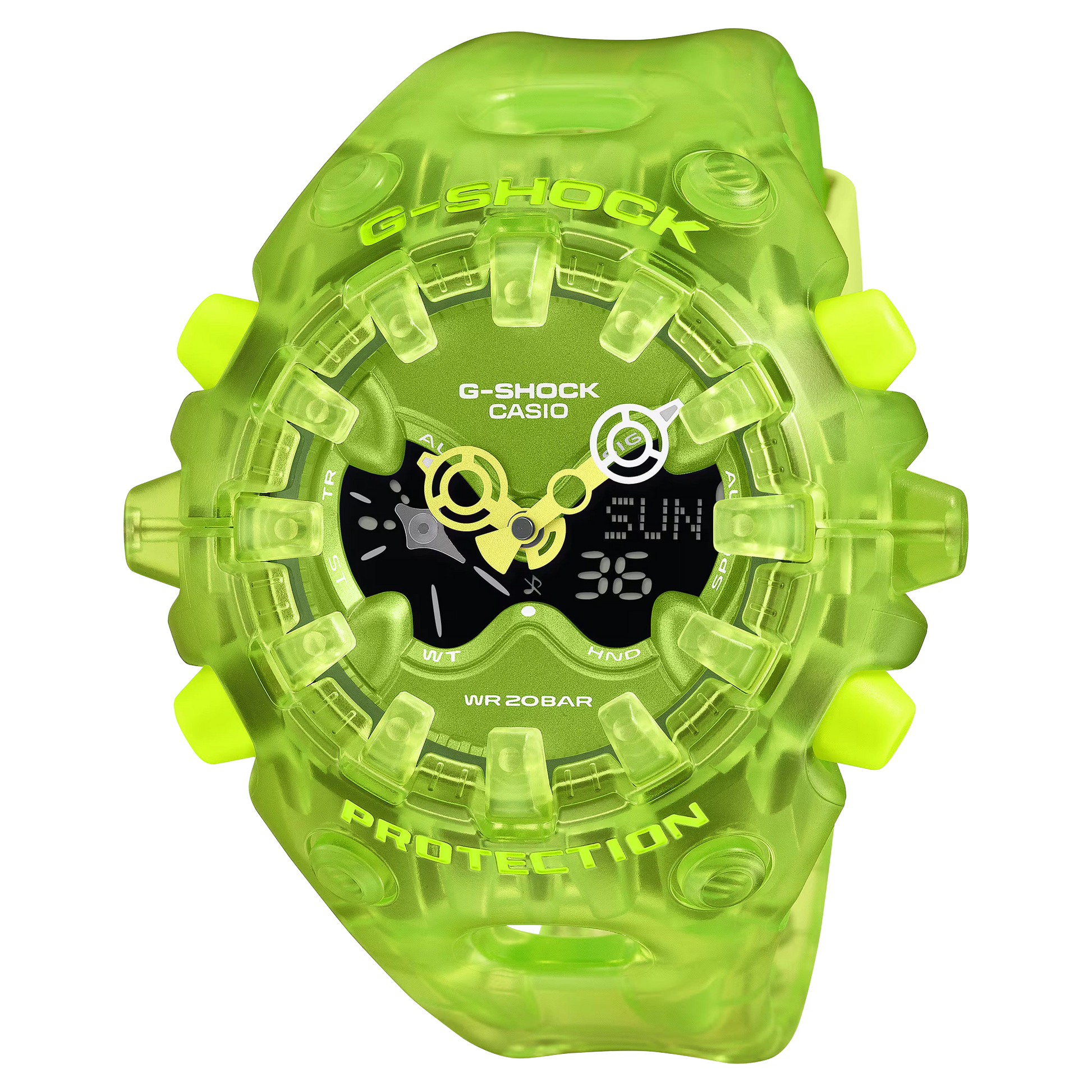 G-Shock GA-V01 Green Skeleton