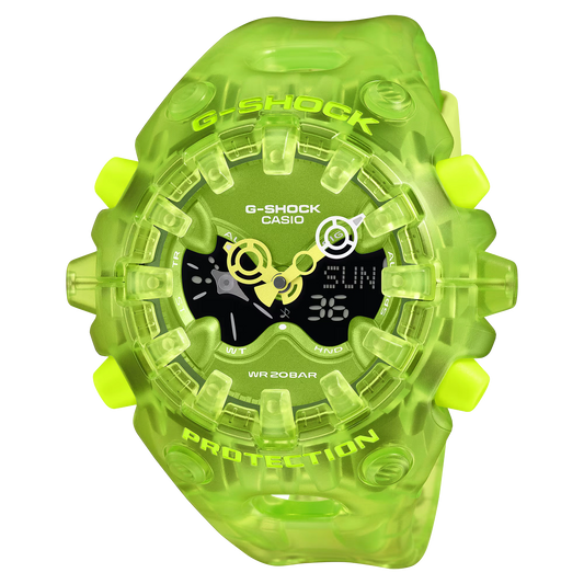 G-Shock GA-V01 Green Skeleton