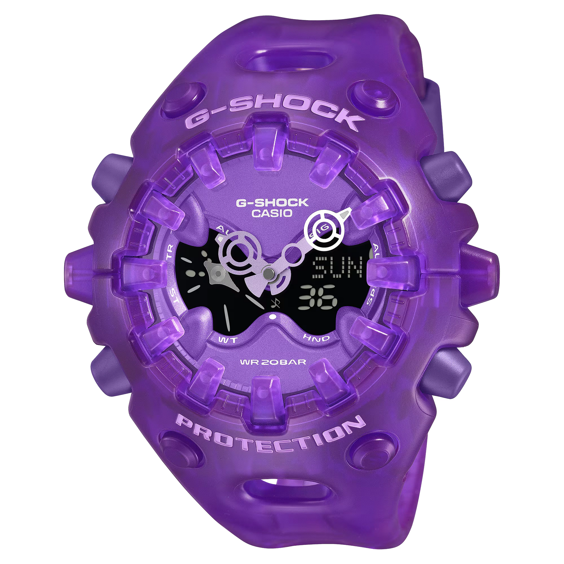 G-Shock GA-V01 Purple Skeleton